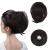 BARSDAR Hair Bun Ponytail Extension Straight Synthetic Hairpiece Fully Short Ponytail Bun Extensions Hair Accessories Elastic Easy Scrunchie for Women (Dark Brown) 1 Count (Pack of 1) Dark Brown