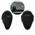Oven child locking 2 pieces of stove protection children for ovan door child lock stove - stove protection for babies & toddlers oven protection with installation without drilling (2 pieces black)