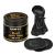 Natural Wave Pomade for Men Strong Hold, Easy Wash 360 Wave Training Hair Cream, Waves Grease for Men Promotes Layered Waves, Moisture, Control and Silky Shine (Wave Pomade+Wave Brushes*2+ Silky Durag) 4oz wave pomade-4pcs