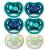Philips Avent Ultra Air Day Night Pacifier Set 18+ Months 6 Pieces Including Transport and Sterilization Box 18+ M Uni
