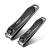 BEZOX Sturdy Comfortable Nail Clipper Set Stainless Steel Ergonomic Ultra Sharp Nail File Cutter Fit for Seniors Adult and Kids Fingernail and Toenail Black
