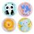 Cooling pillows cooling pads children cooling pillows with 4 different cartoon animal motif reusable cold warm compress cool bag for bumps wisdom teeth fever cooling