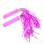SAPLIZE Bike Handlebar Grips, for Kids Girls Boys Bikes, Balance Bikes, Road Bikes and Scooters, Length 4.9", Soft and Comfortable Pink, Standard Size, with Pink Silver Streamers