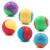 6Pcs Squeaky Dog Ball Dog Toys Teeth Cleaning Puppy Chew Toys Pet Training Ball Dog Interactive Dog Ball