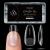 Modelones nail tips 500 pieces for nails full cover nail tips set nail tip kit for gluing nail art for nail studios starter DIY 10 sizes medium coffee medium medium coffee