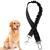 Redamancy dog belt for the car 1 piece of adjustable clipping belt dog seat belt for car dog safety belt with elastic background and strong carabiners for dogs and cats.Maximum size 75 cm