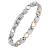Jeracol Titanium Steel Magnetic Bracelets for Women - Ladies Magnetic Bracelet with Ultra Strength Mangets - Adjustable Bracelet Length with Sizing Tool Lh-sg
