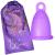 Me Luna Menstrual Cup Classic Ring Purple Size XL