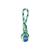 K9 Fitness by Zeus Tennis Ball Rope Tug 9-Inch with Ball 2-Inch Small