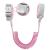 Anti Lost Wrist Link (8.2ft), Socub Breathable Toddler Leash Wrist for Child Safety, Wrist Link for Kids with Key Lock, Pink