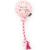 Pet London Birthday Pink Balloon Dog Toy - Celebrate Dog's Happy Birthday - Plush colourful Rainbow Confetti Pattern Dog Party Gift-Perfect Pup Special Day Present-UK Designer Brand-BDAY or Adoption