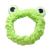 Jowmoy Frog Headband Green Frog Eye Elastic Headband  Headband to Wash Face for Women Makeup Shower Spa Headband