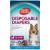 Easy Solution Disposable Dog Diapers for Female Dogs | Super Absorbent Leak-Proof Fit | Wetness Indicator 12 Pack