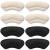 Dr. Foot’s Heel Grips for Kids and Women, Self-Adhesive Heel Cushion Inserts for Girls and Boys Prevent Heel Slipping, Rubbing, Blisters, Foot Pain - 4pairs (Beige+Black)