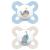 MAM Schnuller Start S151 - Extra Small pacifier for newborns ultra -over skinsofttm silicone for babies from 0 to 2 months (2 pieces) (drawing design can deviate) blue 2 unidad (paquete de 1)