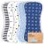 KeaBabies Organic Burp Cloths Adventurer 5 Pack