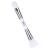 Face Mask Brush and Soft Silicone Clay Facial Mask Applicator  Dual Sided Cosmetic Beauty Tool for Makeup, Foundation, Cream, Lotion, Moisturizer, Gel, Peel, and Mud Masks by Bare Essentials Living 1 Count (Pack of 1) White