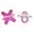 Mam Bite & Relax Set extra light pink bite rings for babies pain-relieving baby tooth aid for front and molars from 2+months phase 1+2 2 pieces (1-pack) light pink