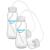 Tinukim iFeed 9 Ounce Self Feeding Baby Bottle with Tube - Handless Anti-Colic Nursing System White - 2-Pack 9 Ounce White