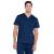 Cherokee V- Neck Men's Scrubs Top with Pockets WW670 Medium Navy