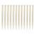 SWACC 12 Pcs Straight One Color Party Highlights Clip on in Hair Extensions Colored Hair Streak Synthetic Hairpieces (Platinum Blonde)