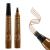 Boobeen Waterproof Eyebrow Pen - Microblading Eyebrow Pencil with a Micro-Fork Tip Applicator - Creates Natural Looking Brows Makeup Effortlessly Light Brown