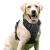 rabbitgoo Dog Harness, No-Pull Pet Harness with 2 Leash Clips, Adjustable Soft Padded Dog Vest, Reflective Outdoor Pet Oxford Vest with Easy Control Handle Large Classic Black