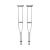 McKesson Aluminum Frame Push Button Underarm Crutches for Tall Adults, 350 lb Limit, 2 Pair