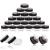 3 Gram Cosmetic Sample Jars with Lids 50pcs Empty Tiny Makeup Containers Plastic BPA Free Black 50 Count