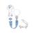 MAM pacifier chain blue 1 piece (1 piece) blue 1 unit (pack of 1)
