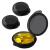 Small Pill Box (3 Pack), Daily Mini Pill Organizer Portable for Purse Pocket,Travel Pill Case Medicine Storage Container Earplug Case (Blcak) Black