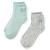 Earth Therapeutics Aloe Vera Socks  Infused with natural aloe vera & Vitamin E  Helps Dry Feet, Cracked Heels, Calluses, Rough Skin, Dead Skin - Use with your Favorite Lotions for Spa Pedicure - Confetti Green - 2 Pairs