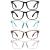 CHEERS DEVICES 5 Pack Reading Glasses Blue Light Blocking Glasses, Computer Readers for Women Men Anti Glare Eyeglasses 5 Pack Mix Color 52 Millimeters 1.5 x
