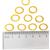 PET SHOW 1000pcs 100G/Pack Bulk Dog Rubber Bands for Hair Grooming DIY Hair Bows Top Knots for Puppies Cats Farm Animals Small Medium Large Dogs 100G 1000pcs