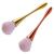 Prasacco 2 pieces of blush brushes large makeup brush soft fluffy powder brush of professional face brushes for primers blush and highlighter (gold rose gold)