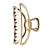 Kitsch Open Shape Claw Clip Gold 1 Piece