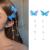 Bartosi Butterfly Hair Clips Fabric Butterflies Hair Barrettes Tassel Hairpin Cute Rhinestone Bobby Pins Hair Accessories for Women and Girls (Pack of 2) (Blue)