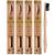 4-pack bamboo toothbrush with pure bamboo wood vegan biodegradable 100% free from BPA bristles with bamboo charcoal for best cleanliness 1 piece (1 Pack)