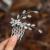 Casdre Crystal Bride Wedding Hair Comb Bridal Side Comb Hair Piece Wedding Hair Accessories for Women and Girls (Pack of 1) (A Silver)