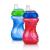Nuby 2 Piece No Spill Easy Grip Trainer Cup 10 oz  Blue/Red 2 Count (Pack of 1) Blue/Red