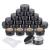 20 pieces aluminum empty jars round travel cream jar for cream lotion masks cosmetics nail art (20 ml) (black)