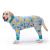YeaPeeto one-divider for dogs for relaxation for large and medium-sized dogs pajamas full body for hair loss allergies anti-licks wound protection cone alternative (5XL dinosaurs) 5xL dinosaurs