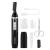 Eyebrow Trimmer, Electric Eyebrow Razor for Women Men, Rechargeable Painless LED Light Facial Hair Shaver Remover with Replacement Blade for Face Lips Neck Leg Black