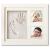 Pewingo baby handprint and footprint set plaster printing baby impression/impression set with real wood picture frame-Perfect gift idea for baby shower gift/baby shower paw print set cat/dog up to 24 months baby manual printing set made of sound