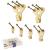 125 pcs Picture Hangers, Heavy Duty Picture Hanging Kit with Nails, Professional Picture Hanging Kit on Wooden/Drywall for Canvas, Office Pictures, Clock, House Decoration, Holds 10-100 lbs