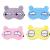 4 Packs Cute Sleeping Eye Masks Soft Fluffy Sleeping Eye Masks Resting Eye Masks Travel Sleeping Eye Masks Kids Boys Girls Ladies Men Universal Daydream Sleeping Masks Cartoon Eye Masks