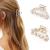 Runmi Hair Clips Pearl Hair Clips Crystal Hair Clips Hair Accessories for Women and Girls (2 Pack) (D)