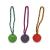 Petface Toyz Chew and Bouncy Rope Ball for Dog - One Supplied Colour May Vary