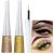 evpct 2Pcs Gold Champagne Gold Color Liquid Glitter Eyeliner Sets Eyeliner Glitter Liquid Liners for Women Liquid Sparkly Glitter Eyeliner delineador con glitter de colores para ojos colores 01+14 Gold & Champagne Gold