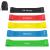 Resistance Bands Set of 5 Resistance Band for Women and Men Skin-Friendly Resistance Fitness Exercise Loop Bands 5 Levels for Legs and Glutes Arms Pilates Yoga-Carry bag included Black Red Yellow Blue Green